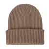 Gorro de punto de moda estilo coreano, gorro cálido de lana moderno para primavera y otoño, gorro de punto versátil de color liso para exteriores a prueba de frío al por mayor