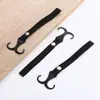 Correa de cincha multifuncional de doble gancho para colgar bolsas, adecuada para patinetes eléctricos, cochecitos y mochilas; un gancho de almacenamiento conveniente