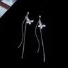 Aretes de perlas con temperamento coreano francés de aguja de plata 925, aretes de alta gama, aretes de flor de amor que combinan con todo para mujer al por mayor