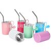 Vaso de chupito mini de 3 oz Transfronterizo Acero Inoxidable 304 Taza con Popote de Doble Capa UV Taza de Coche para Sublimación Vaso de Licor de Colores