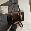 Bolsa Pequena de Aparência Sofisticada e Estilosa para Mulheres 2025 Inverno Nova Moda Bolsa Transversal Retrô Bolsa de Mão Casual Bolsa Quadrada Pequena
