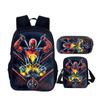 Nuevo Deadpool Deadpool Bolsa de Comida de Tres Piezas Estuche para Lápices Bolso de Hombro para Estudiante Bebé Amazon Lindo Versátil Portátil