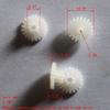 Engranajes de Plástico Multiespecificación, Engranajes de Doble Capa, Engranajes Cónicos, Ruedas Dentadas de Plástico para Transmisión por Correa, Accesorios para Juguetes DIY