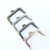 Acessórios Básicos Feitos à Mão de Alta Qualidade, 8,5 cm, Quadrado, Cabeça de Botão, Fecho Embossado, Estrutura de Metal, Fecho Patchwork, Dobradiças, Com Desenhos