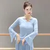 Ropa de Gasa Danza Clásica Traje de Danza China Top de Baile Movimiento Corporal Nuevo Invierno para Mujer Práctica de Baile E18