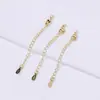 Pulsera Chapada en Oro de 18 Quilates Cadena de Cola de Pulsera Juego de Hebilla de Resorte Procesamiento Accesorios de Joyería Hechos a Mano DIY Accesorios de Collares con Cuentas