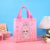Bolsa de Compras de Dibujos Animados Linda Transfronteriza No Tejida Bolsa de Empaque para Llevar Bolsa Tote de Regalo para el 61 Cumpleaños para Niños y Estudiantes