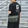 Bolsa Transversal Transfronteiriça para Novos Negócios Masculina de Grande Capacidade Manual de Ombro Cor Sólida Casual Armazenamento Multicamadas Mochila