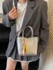 Bolso de Mano Minimalista Retro de Nicho para Mujer, Bolso Cruzado Estilo Británico para Compras y Viajes Diarios, Bolso Tote Pequeño, Bolso para Teléfono, Moderno
