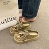 Zapatos de Mujer Birkenstock Estilo Plataforma para Aumentar Altura 2025 Nuevo Otoño Mocasines Cerrados sin Cierre para Uso en Exteriores