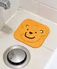 Tampa de Ralo de Banheiro Dois em Um Tapete Anti-Odor, Impede que Cabelos Entupam o Ralo e Previne Odores, Adesivo de Ralo Multifuncional Cartoon