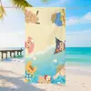 Amazon Sanrio Anime Toalla de Playa Ultra-fina Absorbente de Agua Secado Rápido Vacaciones en la Costa Viaje Toalla de Natación Artículos