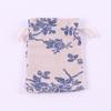 Calças de Algodão Estampado com Cordão e Bolso com Aba, Bolsas Repelentes de Mosquitos da Medicina Tradicional Chinesa, Sacos para Embalagem de Joias, Sacos de Pano Pequenos de Algodão e Linho por Atacado em Estoque