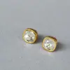 Diseño de Nicho Coreano y Japonés Fresco y Dulce Cuadrado Geométrico Diamante Brillante Multicolor Pendientes de Cobre Chapados en Oro para Mujer