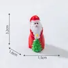 Nuevo producto transfronterizo: Figura de Papá Noel, un lindo y pequeño globo de nieve para decoraciones navideñas, accesorios decorativos DIY y pequeños adornos navideños