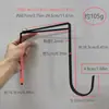 Ganchos para Puerta de Amazon, Ganchos Ajustables para Pizarra de Partición, Ganchos Metálicos Transfronterizos para Espejo y Luces de Cadena para Exteriores