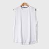 Camiseta sin mangas de talla grande Ge Hua de 350 kg para hombre, chaleco de secado rápido para aumento de grasa, camisa básica para hombre gordo, ropa deportiva para fitness