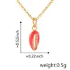 Moda de suministro transfronterizo caliente, colgante de forma geométrica de gota de aceite chapado en cobre caliente, accesorios de joyería lindos, fabricantes al por mayor