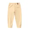 Calça Térmica Infantil Calça Simples para Meninos Calça Quente de Outono e Inverno para Crianças Maiores Leggings Engrossados Venda por Atacado