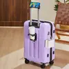 Mala de Viagem Expansível de 20 24 28 Polegadas com Rodas Silenciosas Porta-Copos e Suporte para Celular para Viagem