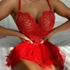 Lencería Transfronteriza Maquillaje Nupcial Nueva Lencería Europea y Americana de Talla Grande Tentación Sexy Camisón Ropa de Dormir 2602