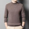 Suéter Puyuan para hombre 520 g 100% lana acolchado cuello semi-alto peinado 100% lana ajustado camiseta interior para hombre al por mayor