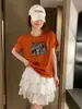 Loja Física Shisanxing de Guangzhou Fonte Camiseta de Algodão 220 Fios para Mulheres, Top de Manga Curta Direto da Fábrica, Fornecimento Exclusivo da Segunda Remessa de Verão