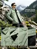 Chaqueta de Plumón de Pato Blanco Chaqueta de Plumón de Pato Gruesa para Hombre 2026 Invierno Nueva Chaqueta con Solapa Te Hace Ver Más Alto Abrigo Cálido