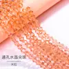 Cuentas de Cristal de Color Mixto Afiladas al por Mayor Collar de Cuentas Sueltas Hecho a Mano Accesorios de Joyería DIY Joyería Rombo de Cristal Cuentas Sueltas con Cuentas