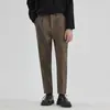 Calça Social Masculina Solta Nova Primavera e Outono Estilo de Marca Tendência Formal de Negócios Versátil Casual