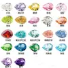 Zircônio Multifacetado Corte Flor de Gelo em Forma de Pera, Pedra Solta, Gema Sintética Colorida Mista em Forma de Gota, Joia para Face de Anel de Diamante de Alto Carbono