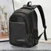 Mochila de Negocios Transfronteriza Casual Simple Negro Puro Tela Oxford Mochila Escolar Gran Capacidad Mochila para Computadora de Viajero de Negocios