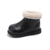 Botas Estilo Británico Ins 2026 Invierno Nuevas Botines Moda Coreana para Niñas Suela Gruesa Forrados de Felpa Cálidos Botas de Algodón