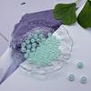 Cuentas Redondas Brillantes de Colores, Materiales para Abalorios Hechos a Mano, Accesorios para Cortinas de Cuentas, Cuentas Espaciadoras, Cuentas de Cristal Craquelado Cepillado, Cuentas de Color Interior