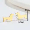Nuevos Pendientes de Animales Lindos de Dibujos Animados de Comercio Exterior de Amazon (Conejo, Gato, Rana, Elefante, Perro) Venta al por mayor en stock