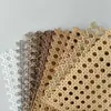 Suministro Directo de Fábrica Transfronterizo de Materiales Decorativos de Ratán de Plástico Venta al por Mayor Tejido de Mimbre de Imitación de PE Materiales de Tejido de Ratán para Interiores y Exteriores Personalización