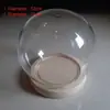 Bake Cake Decorativo Bola Hemisférica Tulipán Luz Nocturna con Lámpara Soporte de Madera diy Hecho a Mano Corcho Cubierta de Vidrio