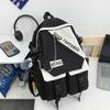Mochila Escolar Ensino Fundamental Estudante Masculino Estudante Universitário ins Tendência Legal Design com Senso de Design Grande Capacidade Mochila Ensino Médio Leve Mochila Feminino