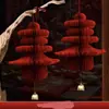 Pingente Lanterna de Papel Estéreo de Ano Novo 2025 Ano do Serpente Decoração de Bola de Favo de Mel Pendurado na Porta Parede Festival da Primavera Decoração de Ano Novo