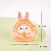 Nuevos Artesanías de Resina de Vaca Luminosa Kk Adornos de Escritorio de Moda para Bricolaje Pequeños Adornos Lindos Figuras Lindas de Moda