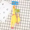 Frango de Plástico Pequeno Barulhento para Brincar, Durável e Mastigável, Frango Grito para Cachorro de Estimação, Frango que Faz Barulho, Brinquedo para Alívio de Estresse, Gadget Engraçado