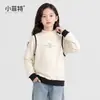 Fábrica de Ropa Infantil Xiaofit 26 nueva colección de invierno para niñas, tops cálidos para niños, capa base casual de manga larga para niños mayores