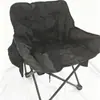 Silla Plegable Luna Perezosa Rellena de Algodón Ajustable Camping Siesta Portátil Respaldo Alto Taburete de Picnic Plegable para Exteriores