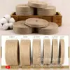 Renda de Corda de Cânhamo Natural Fita Decorativa Artesanal DIY Larga Plana Fita de Juta