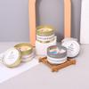 Velas Perfumadas de Flores Secas Transfronterizas, Fragancia para Interiores, Recuerdos de Boda, Latas de Metal de Nicho, Cera a Base de Plantas, Rosas en Stock