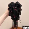 2025 Novo Prendedor de Cabelo com Fita Floral, Prendedor de Rabo de Cavalo, Prendedor de Cabelo para a Parte de Trás da Cabeça para Mostrar Volume no Cabelo, Elegante, Versátil e Doce