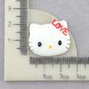 Materiales Bricolaje Hello Kitty Kt Accesorios para el Cabello Pinzas para el Cabello Pegamento Crema Funda para Teléfono Accesorios de Resina Accesorios de Cabeza de Gato Bricolaje Al por Mayor