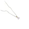 Europa y Estados Unidos collar de letras de moda simple transfronterizo colgante de gota de aceite de 26 letras collar de cadena de clavícula para mujer venta al por mayor