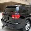 Adequado para 01-12 Old Toyota Sequoia Asa Traseira Asa Esportiva de Teto Modificada para Sequoia com Luzes e Asa de Vento Fixa Perfurada
