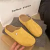 Mules de Moda para Mujer Nuevos con Suela Suave sin Cierre 2026 Pantuflas Estilo Birkenstock para Uso en Exteriores, Estilo Perezoso Retro para Primavera